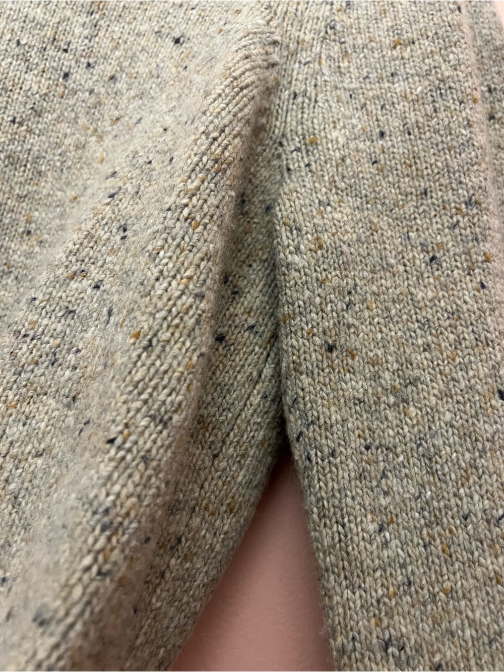 Faherty Oatcake Boone Sweater Merino Wool Alpaca Medium - Picture 8 of 12